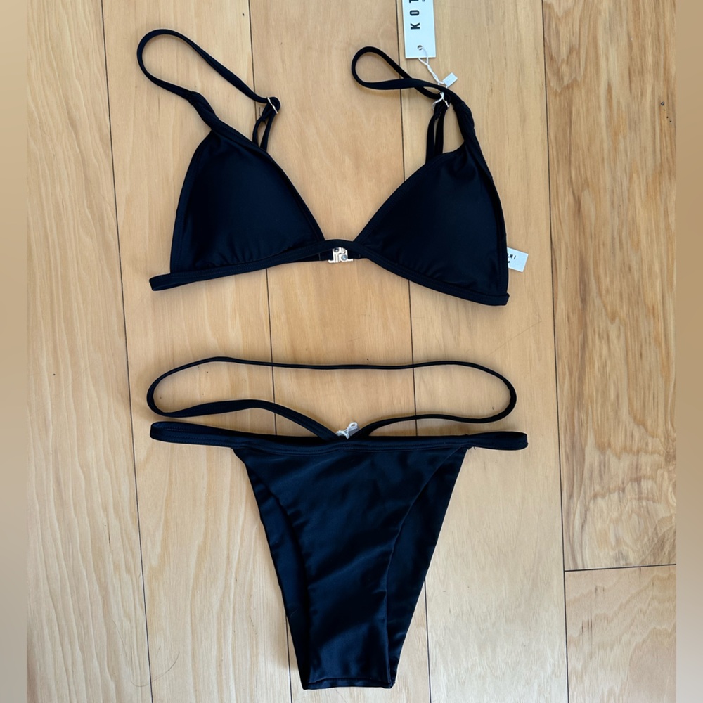 KOTOMI SWIM Black Bikini NWT